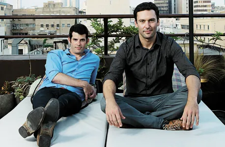 Liran Jakob Rosenfeld on a rooftop in Tel Aviv